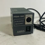 Aspen Electronics PSM-160 Desktop Power Supply. 12 Vdc Watt Output, Xlr. Fixed Price $30.00.