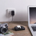 Onn. Universal Camera Battery Charger, Dslr, Camcorder. Fixed Price $19.99.