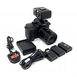 Panasonic GH5 Camera W/ Leica 12-60MM Lens Kit, Xlr, Battery, Charger, Used. Fixed Price $1295.16.