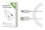 Qc 3.0 Fast Adaptive Charger+micro Usb For Samsung Galaxy S7,NOTE 4 5,S7 Edge. Fixed Price $11.99.