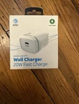 At&t Usb-c Wall Charger 20W Fast Foldable Prongs White. Fixed Price $14.99.