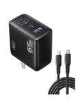 Iniu Usb Charger Block, 3-PORT 65W Pd Fast Charging, Compact Type Wall Ch.... Fixed Price $32.67.