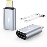 Techmatte Female Usb To Lightning Adapter 2.2A Pack, Grey. Fixed Price $11.55.