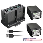 Kastar Battery Quadruple Charger For Canon BP-819 BP819, BP-827 BP827, CG-800. Fixed Price $57.99.