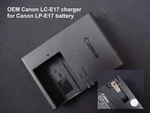 Genuine Oem LC-E17 Battery Charger With Built-in Plug For Canon LP-E17. Fixed Price $17.95.