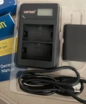 Watson Mini Duo Charger Works With Canon LP-E6N Open Box MD-1544. Fixed Price $20.00.