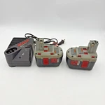 Bosch Oem BC004 7.2V-24V Battery Charger + 2.4AH Batteries Tested Working. Fixed Price $89.95.