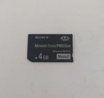 Sony 4GB Memory Stick Pro Duo Mark 2 Card Psp Camera Cybershot. Fixed Price $18.99.