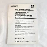 Sony Dvd Remote Control For PS2 With Ir Receiver Unit Instruction Manual Only. Fixed Price $5.27.