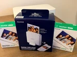 Fujifilm Instax Link Wide Mobile Printer White New + 2 Boxes Of. Fixed Price $179.00.