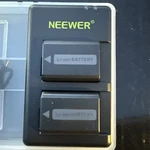 Neewer NP-FW50 Replacement Battery And Charger Set For Sony ZV-E10 A7RII. Fixed Price $18.99.