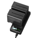 Neewer 2PCS NP-F970 7800MAH Batteries W/charger, Type-c, For Sony/canon/nikon. Fixed Price $58.99.