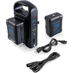 Indipro 2X Micro-series 98WH Li-ion V-mount Batteries W/ Dual Batt. Kit. Fixed Price $589.00.