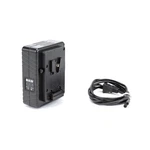 Red Digital Cinema Compact Dual V-lock Charger. Fixed Price $149.00.