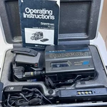 Untested Panasonic Omnimovie Vhs Hq Camcorder PV-320 Vtg Video Camera With Case. Fixed Price $40.00.