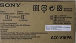 Sony Original ACC-V1BPA Adaptor/charger And Battery Kit. Fixed Price $145.00.
