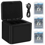 3-PACK Battery Charger For Gopro Hero 12 11 10 9 Camera Black. Fixed Price $28.99.