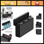Triple Slot Battery Charger For Dji Osmo Action 3/4 - Fast PD3.0 Charging Case W. Fixed Price $50.39.