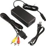 Audio Video Av Rca+ac Cable Power Supply Adapter Cord For Nintendo Gamecube Ngc. Fixed Price $11.95.