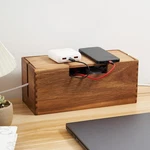 Acacia Cable Management Box, Wooden Cord Hider & Organizer For Power Strip,. Fixed Price $57.99.