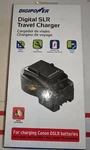 Digipower Dslr Travel Charger For Canon Batteries (LP-E5/E6/E8/E10/E12 NB-10 ). Fixed Price $14.99.