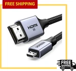 Ugreen 8K Micro Hdmi To Cable 48GBPS, 60HZ Braided For GOPRO/RPI5/CAMERA. Fixed Price $27.99.