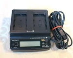 Sony AC-SQ950 Adaptor/charger Dual-slot For Infolithium 'm' Series Batteries. Fixed Price $22.00.