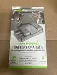 Digipower Universal Battery Charger Black TC-200 For Lithium-ion Batteries. Fixed Price $8.95.