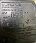 Genuine Oem Olympus F-2AC-1A Wall Charger Adapter Only. Fixed Price $10.99.