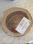 Wooden Decorative Charger Rustic Cabin Home Cottage. Fixed Price $33.00.