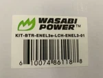 Wasabi Power KIT-BTR-ENEL3E LCH-ENEL3-01 Battery Charger 2 Pack For Nikon Nib. Fixed Price $11.99.