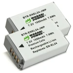 Wasabi Power Battery For Nikon EN-EL24 (2-PACK). Fixed Price $18.99.