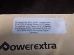 Powerextra Pack Camera Batteries LP-E12 Usb Dual Charger For Eos M50 SX70. Fixed Price $12.95.