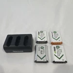 Newmowa CHG-USB-NPBX1 Triple Charger With 4 NP-BX1 Batteries For Sony Camera. Fixed Price $55.00.