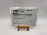 Canon Battery Charger BA-24P User Manual German. Fixed Price $11.67.