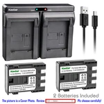 Kastar Battery Slim Dual Charger For Genuine Canon NB-2LH NB-2L12 NB-2L14. Fixed Price $27.99.