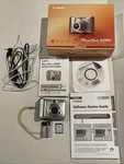Canon Powershot A580 8.0MP Digital Camera W/ Sd Card Original Box Works Great ++. Fixed Price $69.99.