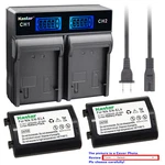 Kastar Battery Lcd Rapid Dual Charger For Nikon EN-EL4A. Fixed Price $53.99.