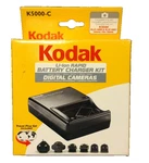 Vintage Kodak K5000-C Li-ion Rapid Battery Charger Kit Includes B2. Fixed Price $22.00.