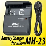 New MH-23 Battery Charger For Nikon EN-EL9 D40X D60 D3000 D5000 Batteries. Fixed Price $15.99.