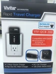 Vivitar Rapid Travel Charger VIV-QCB-200 Canon NB-2L/2LH/2L12/2L13/2L14. Fixed Price $9.99.