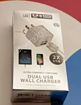 Lax 2.4 Amp Rapid Compact Dual Usb Wall Chargers. Fixed Price $8.00.