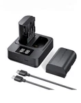 2-PACK LP-E6P 2400MAH Batteries & 20W Fast Charger Set For Canon Eos R6, 5D. Fixed Price $21.00.