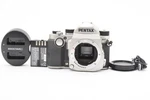 Near Mint Pentax Kp 24.3MP Digital Slr Camera Silver 18775CLICKS. Fixed Price $599.99.