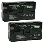 Wasabi Power Battery (2-PACK) For Sony NP-F330, NP-F530, NP-F550, NP-F570. Fixed Price $23.99.