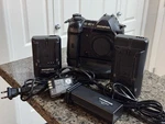 Olympus E-1 4/3 System Camera With HLD-2 Grip.. Fixed Price $385.00.