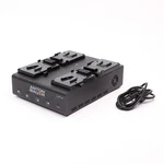 Anton Bauer LP4 Low Profile Quad V-mount Battery Powercharger SKU#2023426. Fixed Price $513.00.