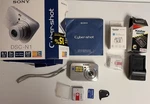 Sony Cyber Shot Dsc N1 8.1MP Digital Camera Silver Wcase Battery Charger Tested. Fixed Price $149.99.