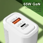 Super 65W Charger Pd Qc 3.0 Fast Gan Adapter For Samsung S25 S24 S23 S22. Fixed Price $6.59.