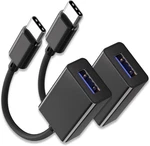 Usb To 3.0 Adapter 2 Pack , Female Otg Cable Black. Fixed Price $10.69.